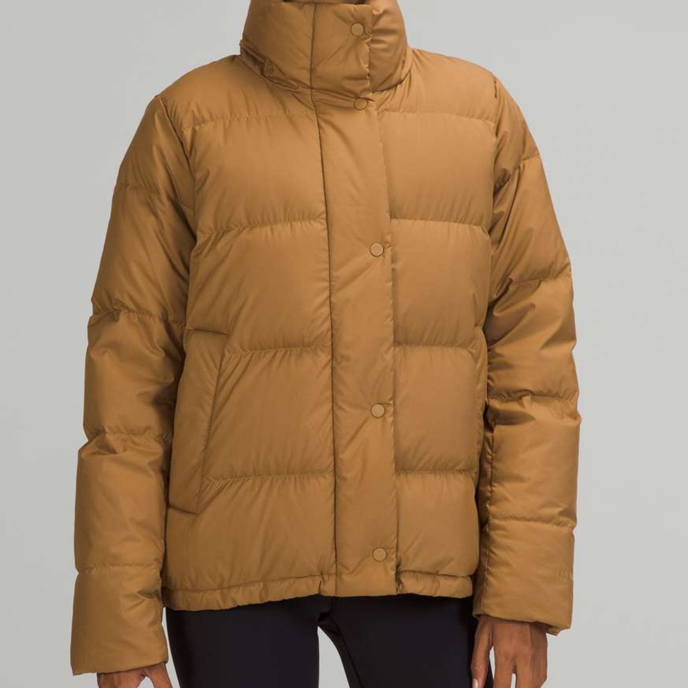 Lululemon Wunder Puff Jacket Coat Limited Edition Sold Out Brown/Beige